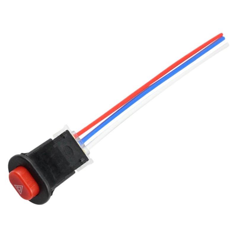 Motorcycle Emergency Flasher Switch Double Flash Warning Controller Universal Fit - Image 2