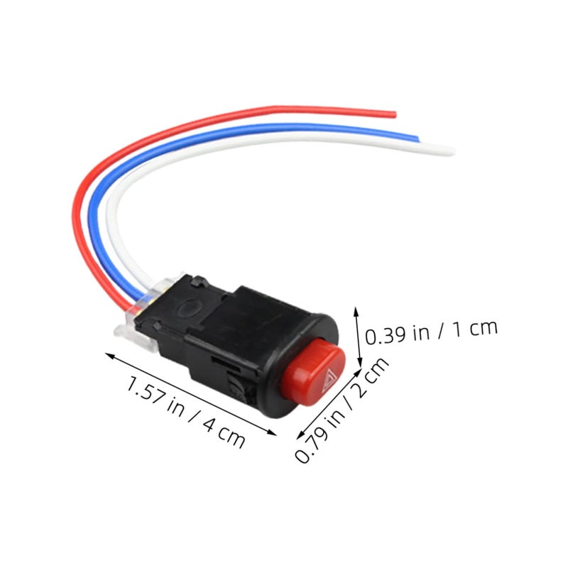 Motorcycle Emergency Flasher Switch Double Flash Warning Controller Universal Fit - Image 3