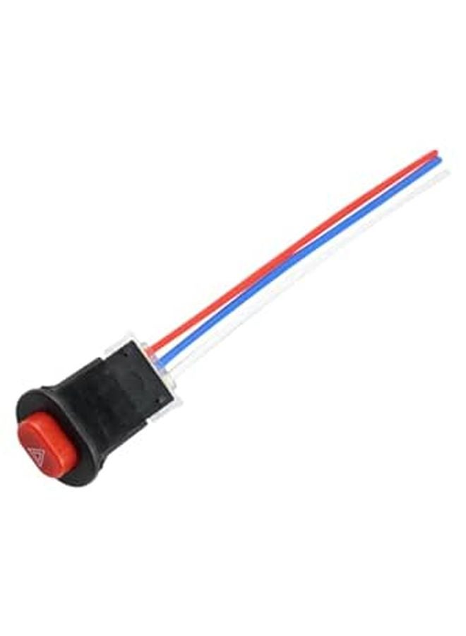 Motorcycle Emergency Flasher Switch Double Flash Warning Controller Universal Fit - Image 1