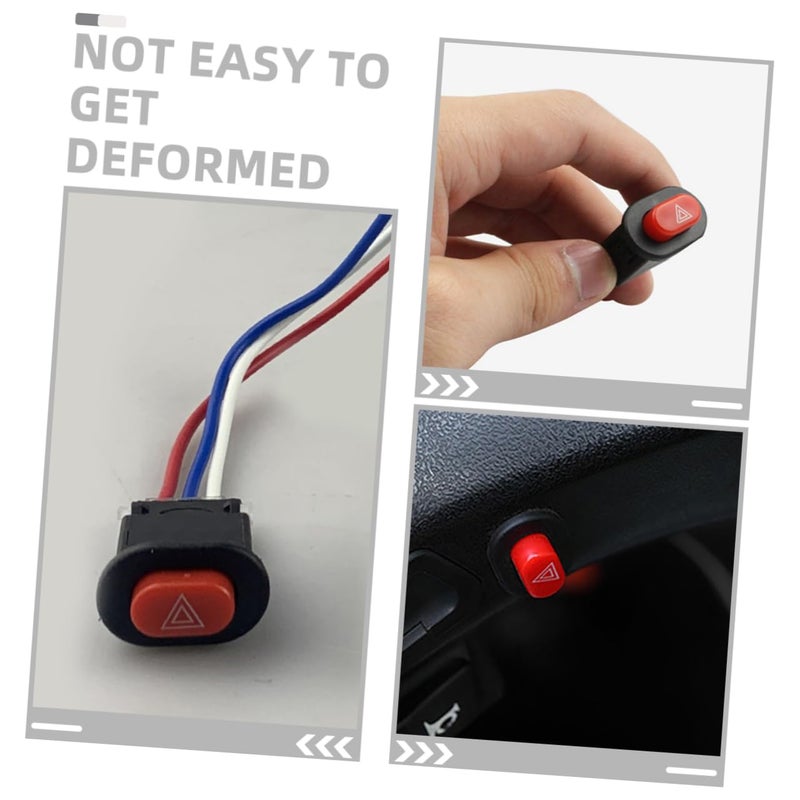 Motorcycle Emergency Flasher Switch Double Flash Warning Controller Universal Fit - Image 4