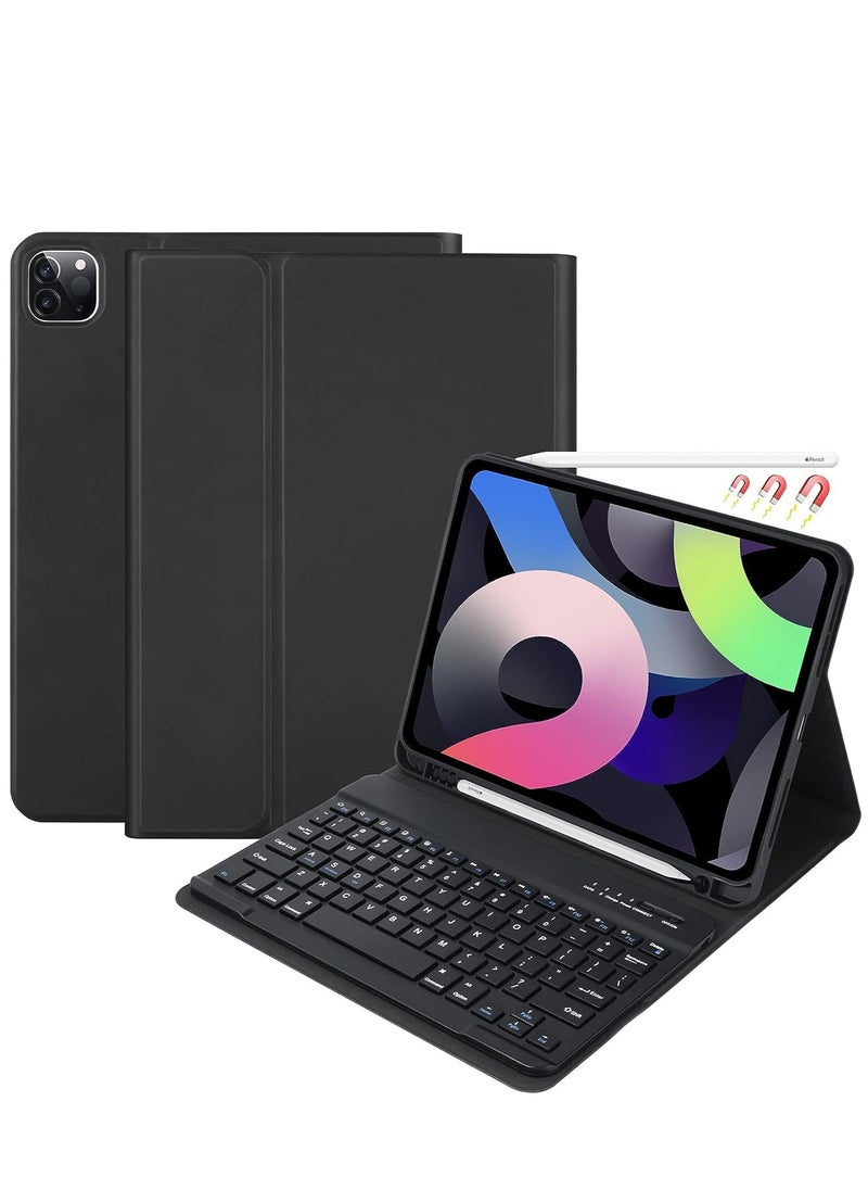 مافانز حافظة لوحة مفاتيح لجهاز iPad Pro 11 بوصة الجيل الرابع 2022 الجيل الثالث 2021 الجيل الثاني 2020 الجيل الأول 2018 iPad Air 5th 4th Gen 10.9 لوحة مفاتيح بلوتوث قابلة للفصل وحامل أقلام رصاص وتعديل متعدد ا  - Image 5