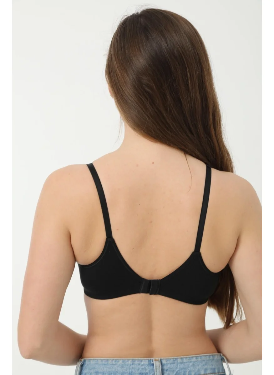 Arma Yıldız 2-Pack White - Black Nursing Bra Cotton Lycra