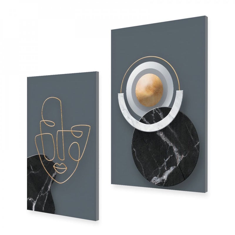 Marktna Modern double canvas painting - Image 2