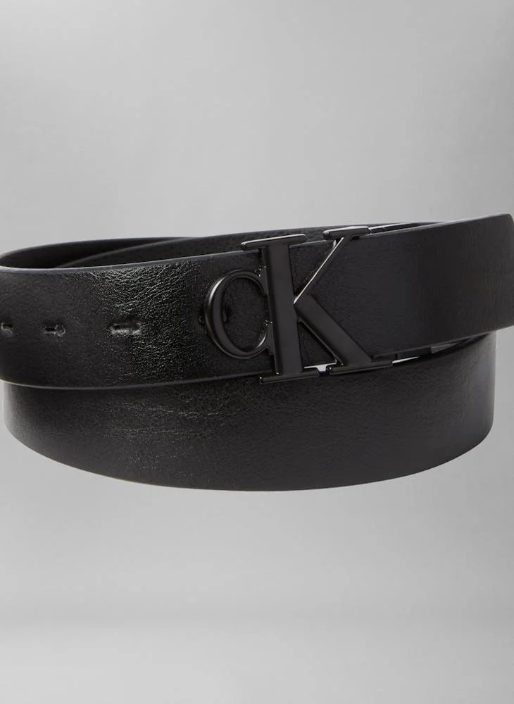 CALVIN KLEIN Logo Hole Allocated Belt