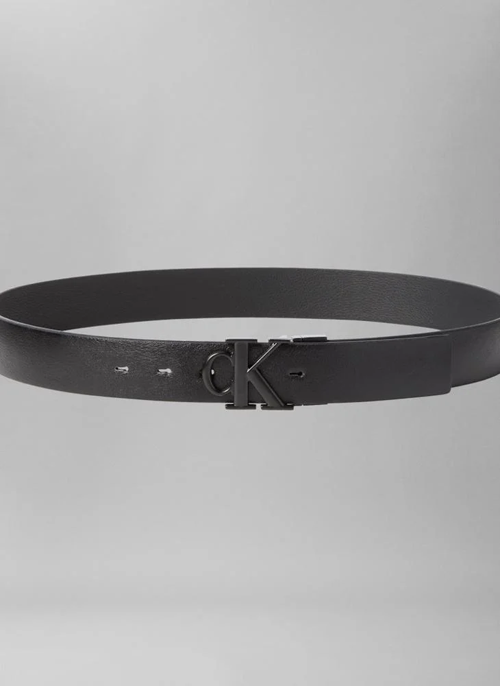 CALVIN KLEIN Logo Hole Allocated Belt