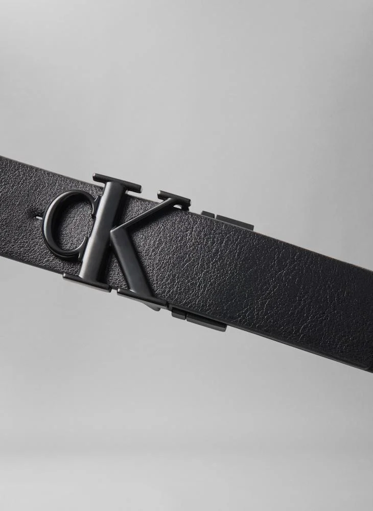 CALVIN KLEIN black Logo Hole Allocated Belt for Men | Best Price UAE