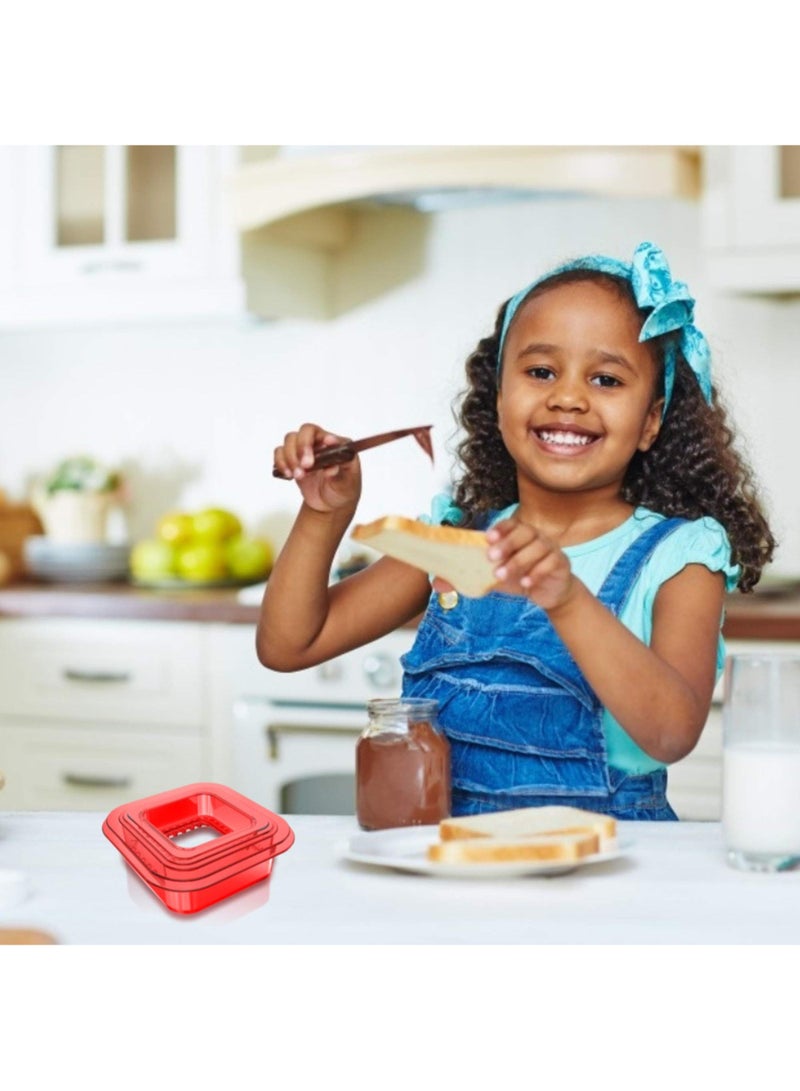 Sweet seven Effortless Lunch Prep: Sandwich Cutter and Sealer for Kids - Fun Shapes (Circle, Square, Triangles) - Lunchbox and Bento-Ready - Quick & Tidy Snacks! - Image 3