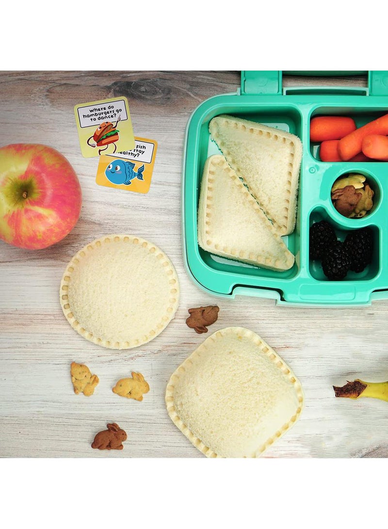 Sweet seven Effortless Lunch Prep: Sandwich Cutter and Sealer for Kids - Fun Shapes (Circle, Square, Triangles) - Lunchbox and Bento-Ready - Quick & Tidy Snacks! - Image 2