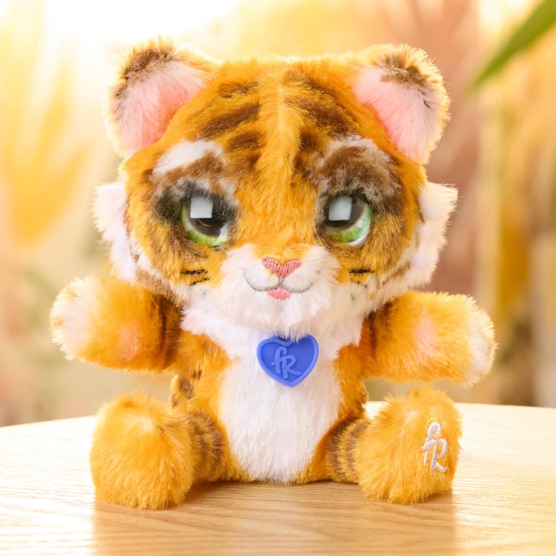 furReal My Minis Little Hugs Tiger, 4.5-inch Interactive Plush, Soft Stuffed Animal, Kids Toys for Ages 4 Up by Just Play - Image 2