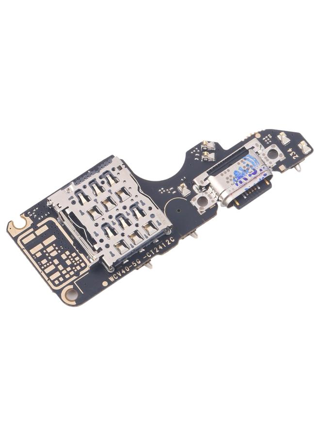 إيروريكس لوحة منفذ الشحن لهاتف vivo V40 5G V2348 مع مقبس حامل بطاقة SIM، لا تدعم الشحن السريع - Image 2