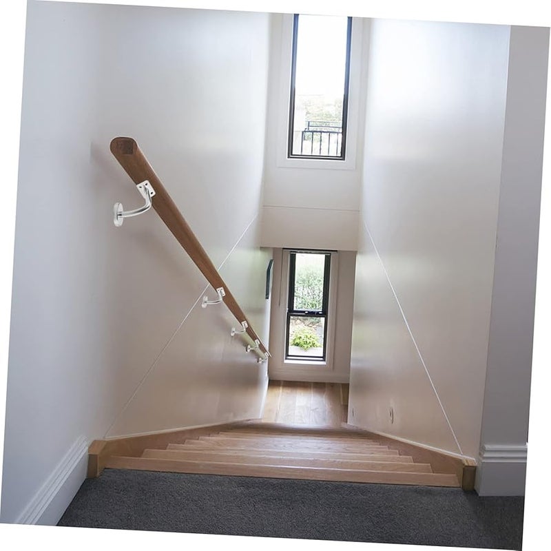 أقواس درابزين من الفولاذ المقاوم للصدأ 5 قطع، دعامات درابزين الدرج المثبتة على الحائط - Image 5