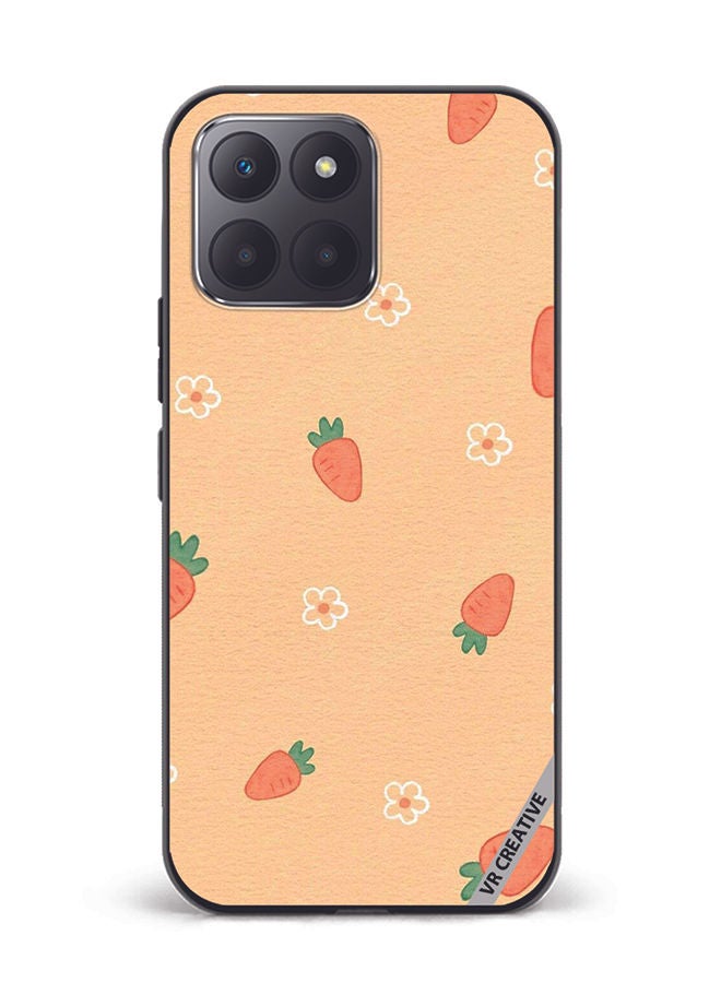 VR CREATIVE Protective Case Cover For Honor 70 Lite Carrot Design Multicolour - Image 1