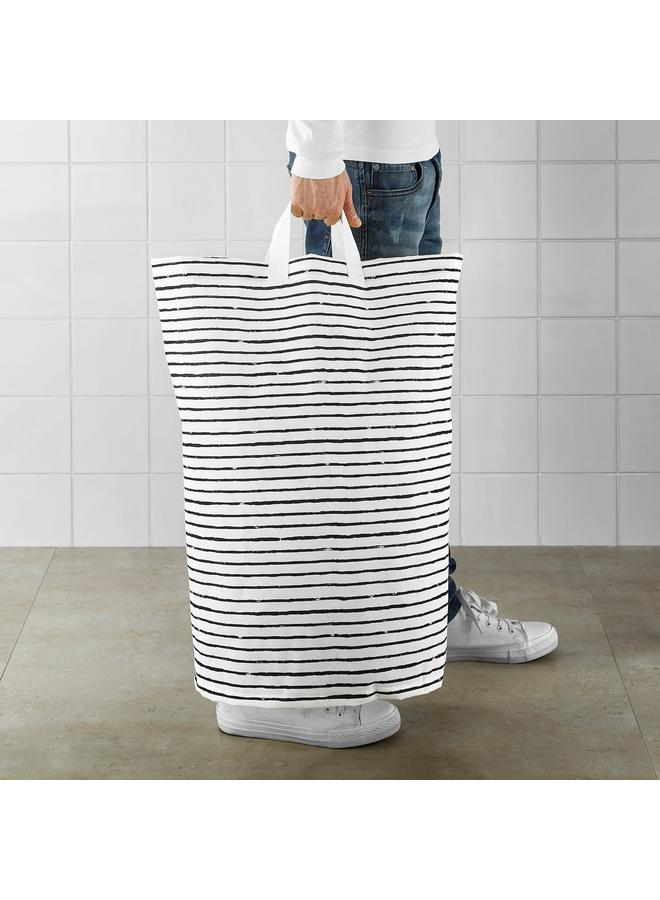erorex Laundry Bag, White/Black, 60 L - Image 3
