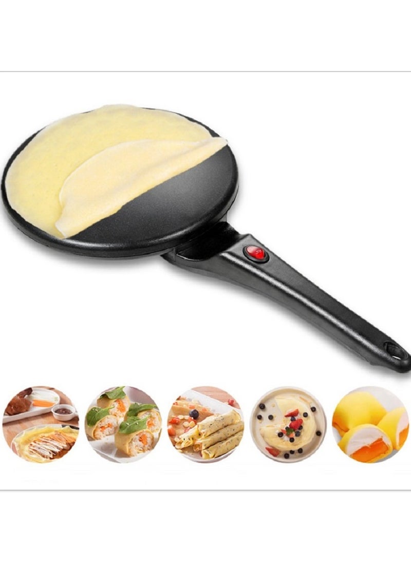 Pancake Machine Spring cake Spring Rolls Skin Thousand Layers Household Full Automatic Small Pancake Magic Tool Pancake Pan 1000.0 W HM-110 Black