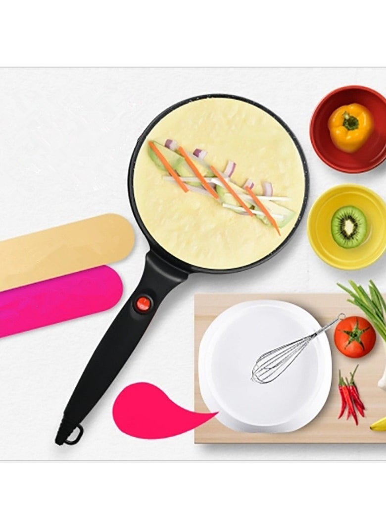 Pancake Machine Spring cake Spring Rolls Skin Thousand Layers Household Full Automatic Small Pancake Magic Tool Pancake Pan 1000.0 W HM-110 Black