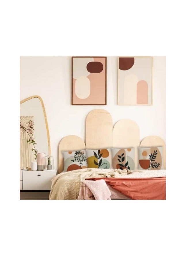 ميكسد مجموعة من 4 بوهيميا مجردة وسادة - 45 * 45cm التصميم الهندسي - أريكة مع الحد الأدنى من وسادة - ديكور المنزل وسادة - Image 2