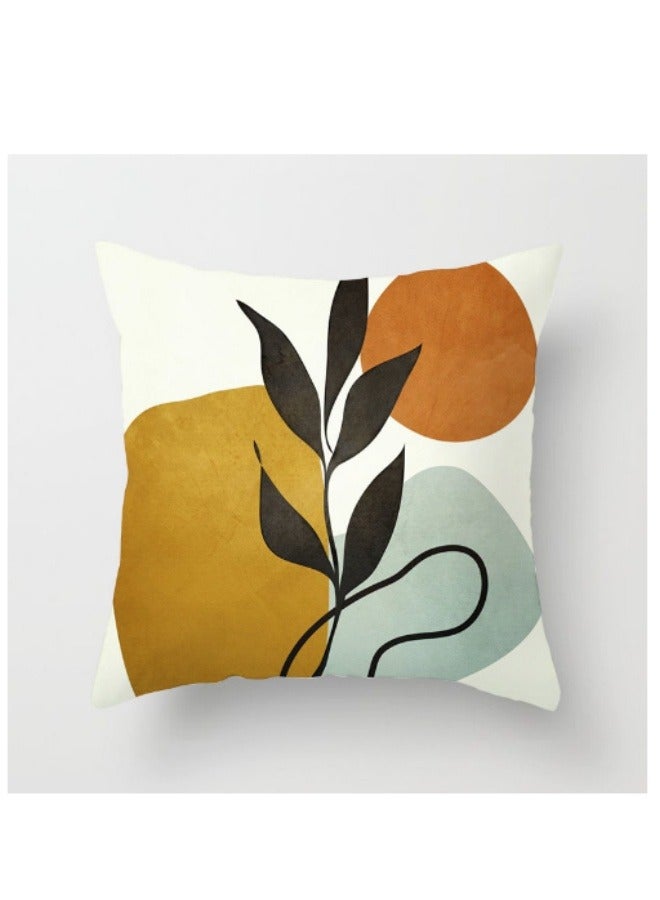 ميكسد مجموعة من 4 بوهيميا مجردة وسادة - 45 * 45cm التصميم الهندسي - أريكة مع الحد الأدنى من وسادة - ديكور المنزل وسادة - Image 3