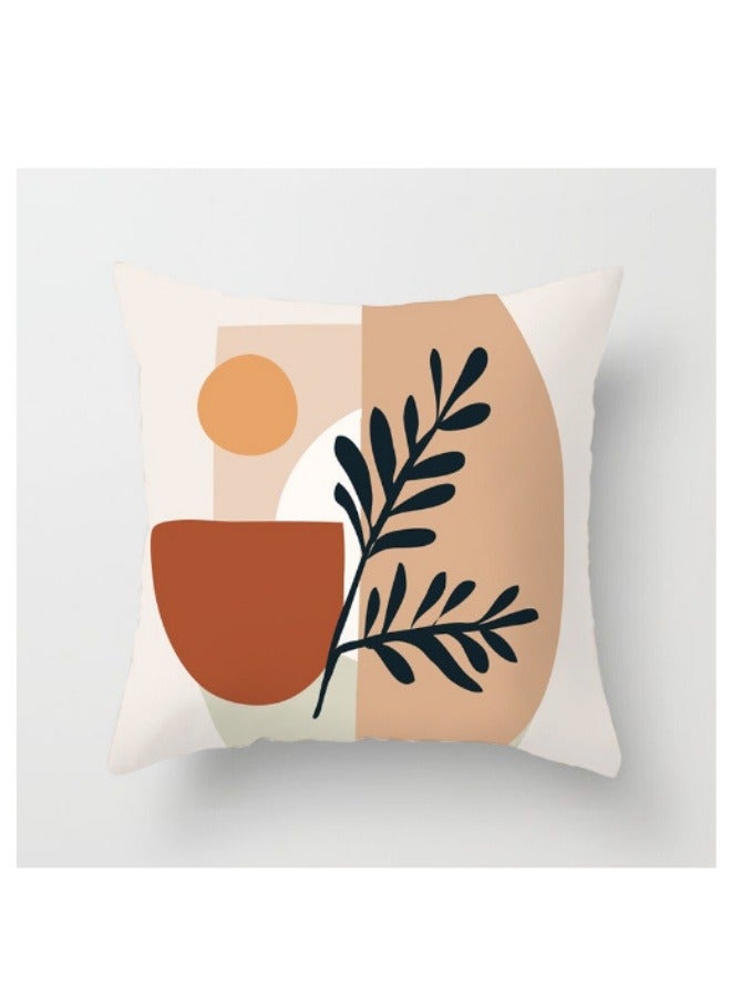 ميكسد مجموعة من 4 بوهيميا مجردة وسادة - 45 * 45cm التصميم الهندسي - أريكة مع الحد الأدنى من وسادة - ديكور المنزل وسادة - Image 5