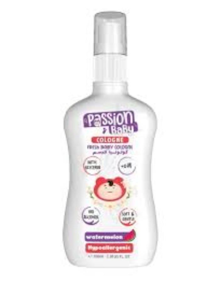 Passion Baby Fresh Body Cologne for Babies - Watermelon Scent, 100ml (Packaging may vary). - Image 1