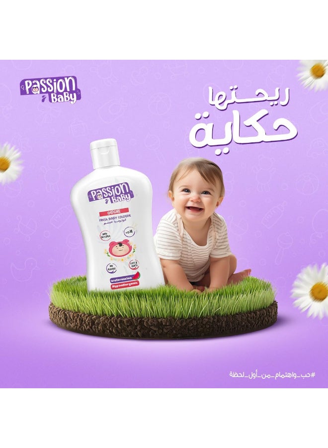 Passion Baby Fresh Body Cologne for Babies - Watermelon Scent, 100ml (Packaging may vary). - Image 4