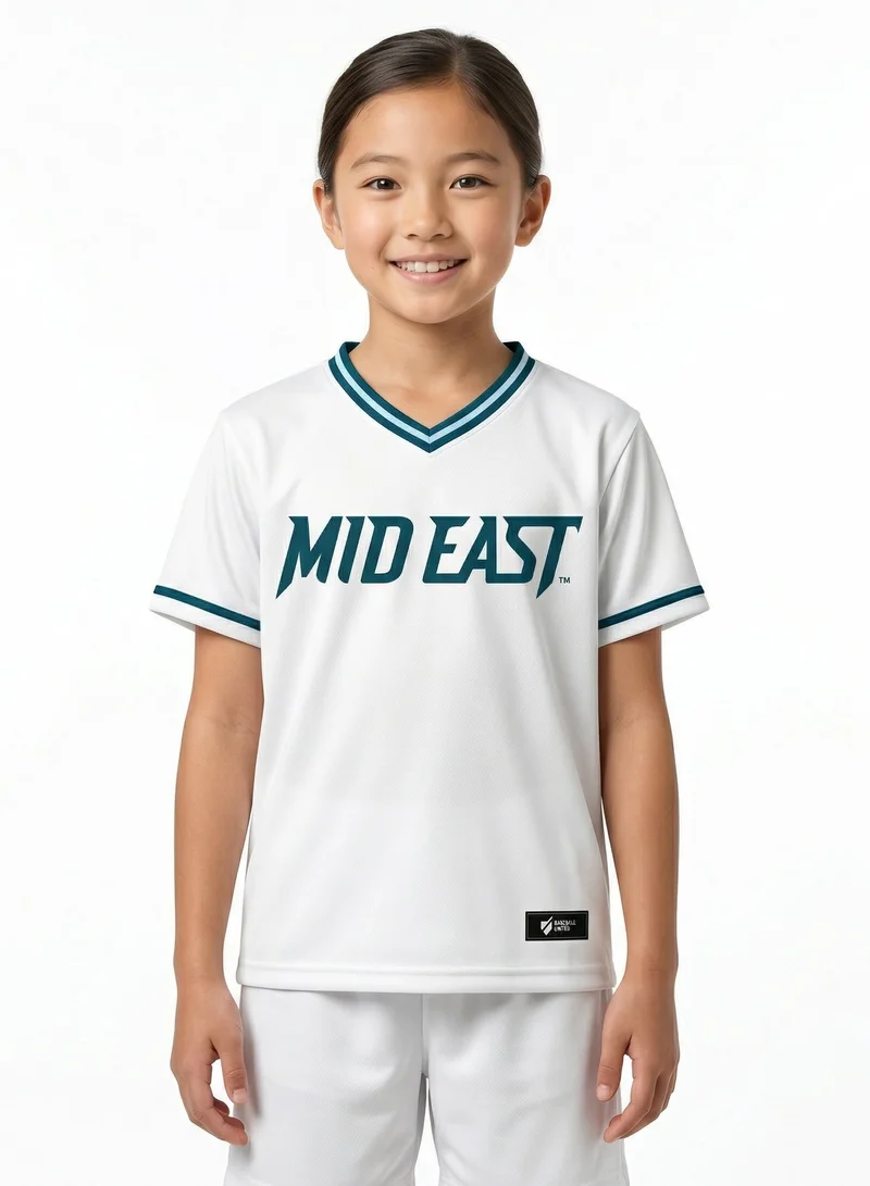 Baseball United Mid East Falcons Kids' V-Neck Jersey
