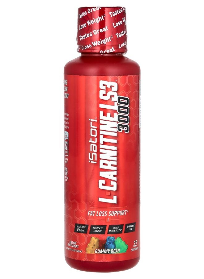 L-Carnitine LS3 3000 Gummy Bear 16 fl oz (480 ml) - pzsku/Z7F51516637D6FC4EAAB7Z/45/_/1728489322/0c1b1796-4d95-417d-a8db-e1740ac593d9