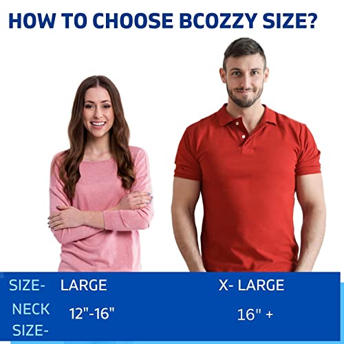 BCOZZY Travel Neck Pillow for Airplane – Patented Double Support for Head, Neck, and Chin. Best for Long Flights, Plane Sleeping, and Car Rides. Adjustable Size. Fully Washable. Carry Bag. Large, Gray - Image 5