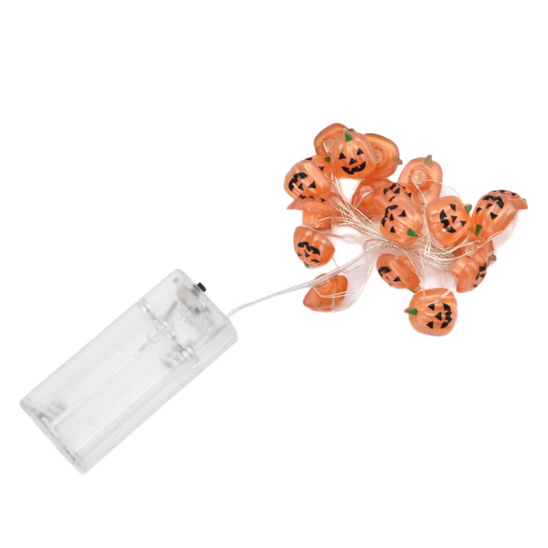 2m 20LED Pumpkin String Lights Battery Powered Decorative Lamp for Outdoor Indoor Halloween Party Haunted House - Image 4