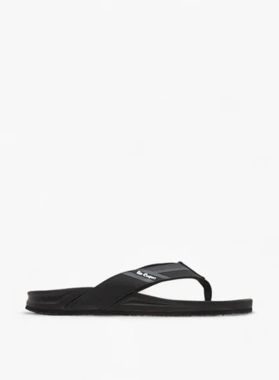 Lee Cooper Mens Logo Print Slip-On Flip Flops