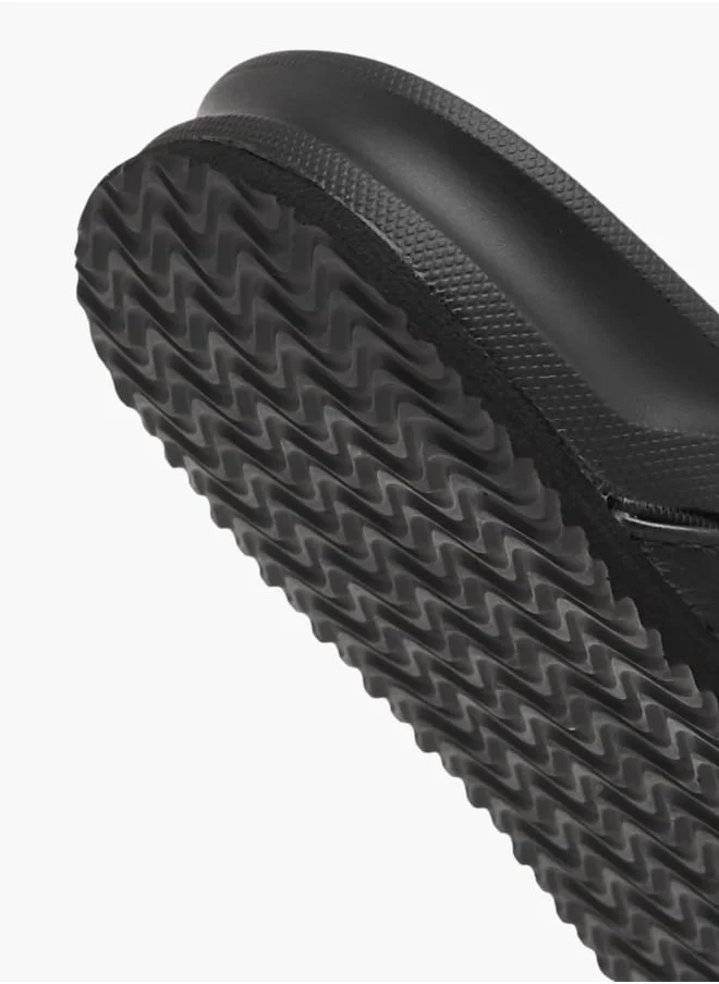 Lee Cooper Mens Logo Print Slip-On Flip Flops