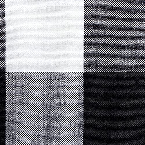 DII مجموعة د.آي.آي لفحص الجاموس، مجموعة مناديل قماشية كلاسيكية للمزرعة، 20x20، أسود وأبيض، 6 قطع - Image 4