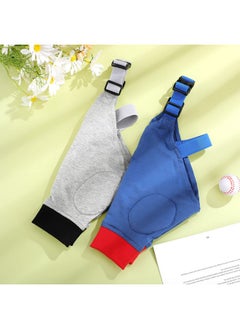 Oudain Oudain 2 Pairs Dog Elbow Protector Dog Recovery Sleeve with Elastic Band Soft Padded Adjustable Front Leg Braces for Small Medium Large Doggy, 2 Colors(Medium)  - Image 4