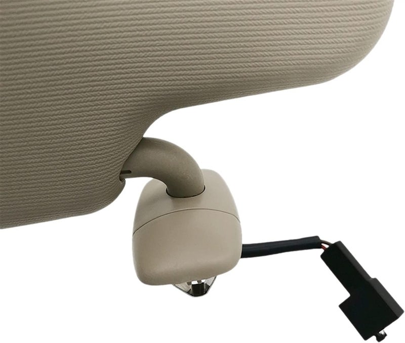 QASULER Beige Car Sun Visor with Mirror for POLO 2011-2018 - Image 2