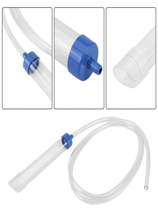 Chiffonade PVC Siphon Tube Aquarium Water Changer Tidyning Manual Gravel Cleaning Water Filter for 30L Small Fish Tank - Image 4