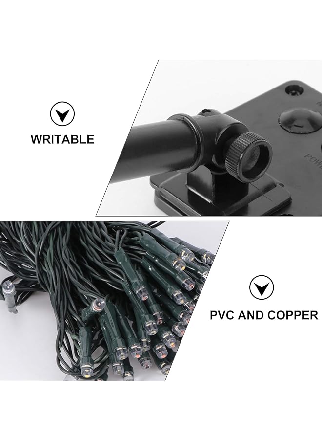 erorex 10M 100 Beads Solar String Light Decorative Fairy Light Garden Solar Lights Colorful Led Waterproof For Yard Patio Garden Tree Party Wedding Decoration - Image 5