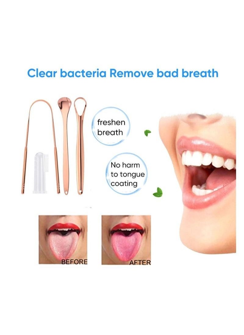 Generic - 4 PCS Professional Tongue Cleaners - Image 1