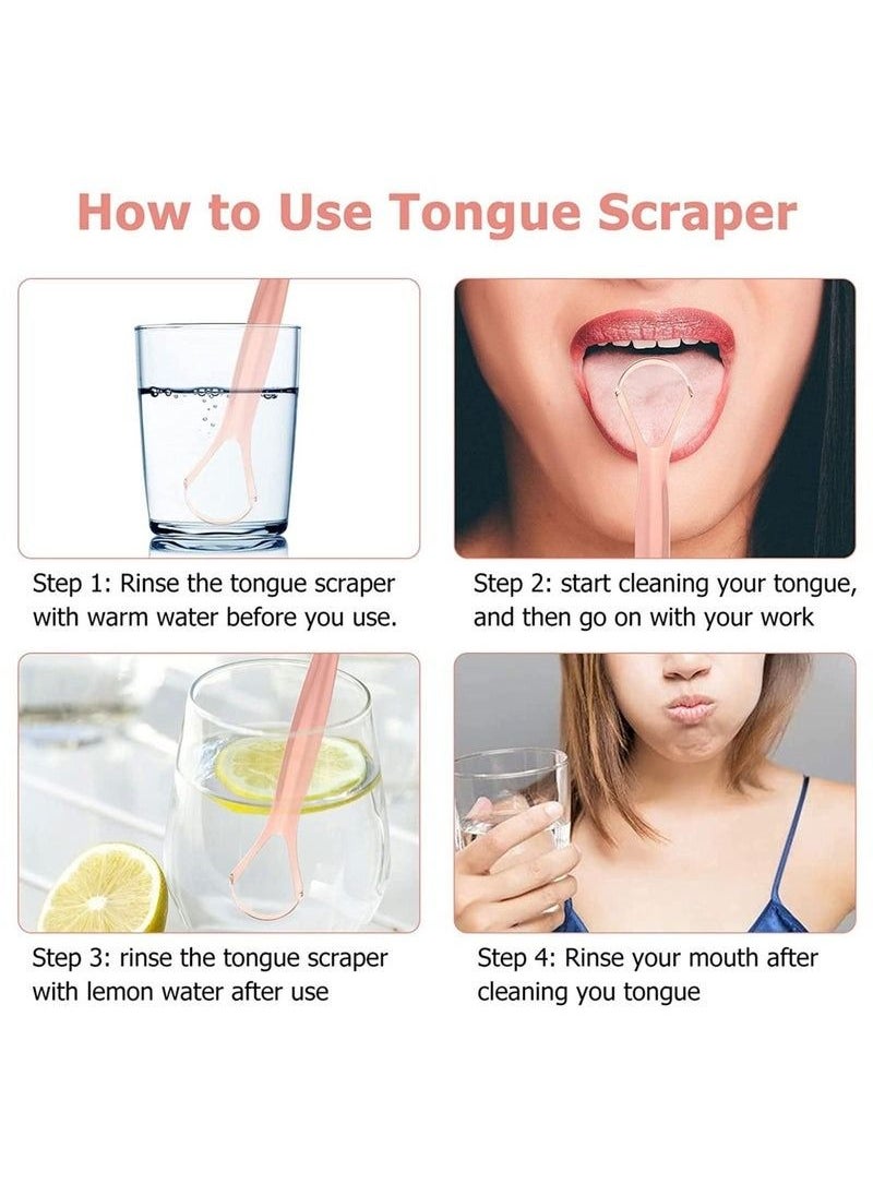Generic - 4 PCS Professional Tongue Cleaners - Image 1