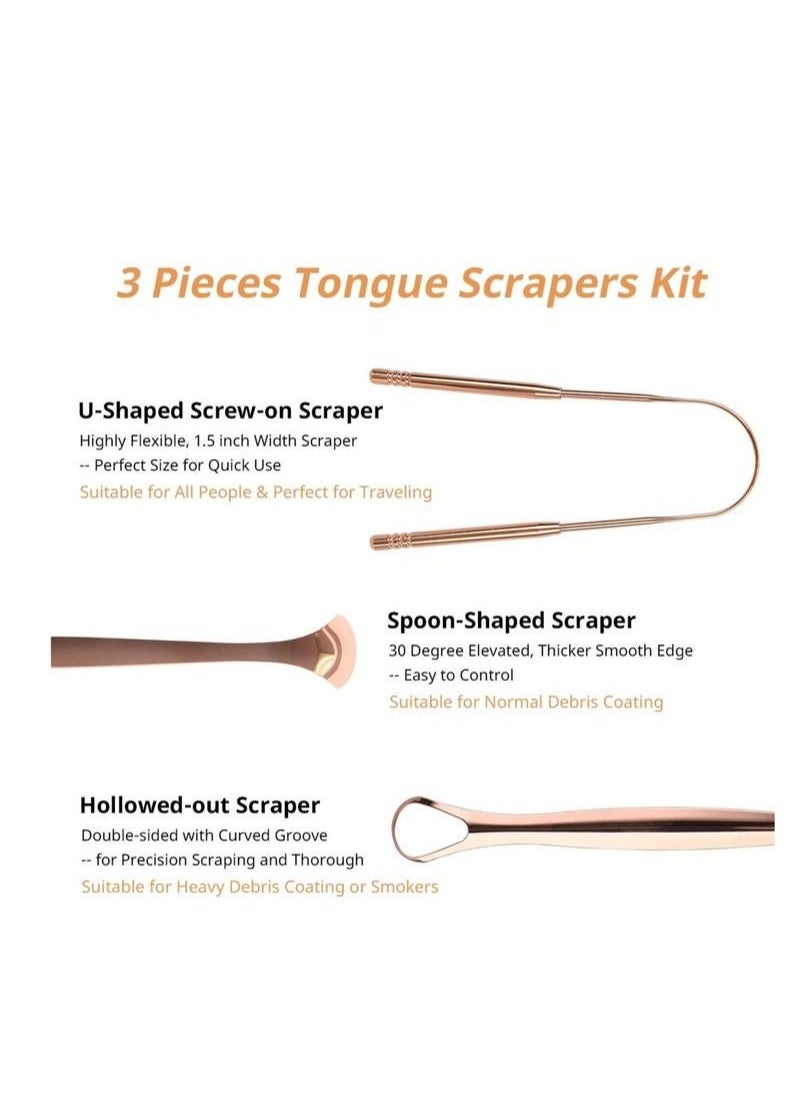Generic - 4 PCS Professional Tongue Cleaners - Image 1
