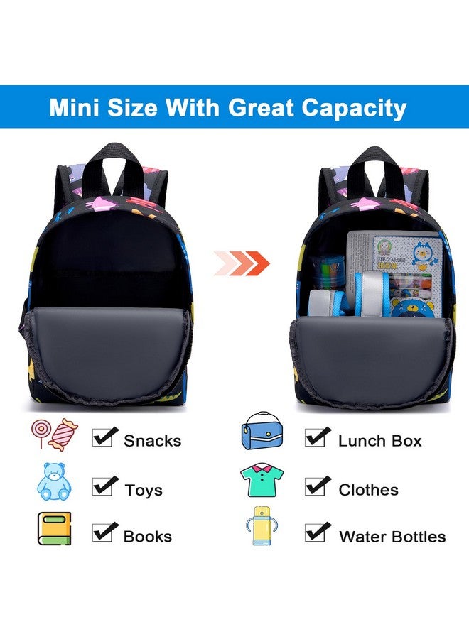 accmor Accmor Toddler Harness Backpack Leash, Baby Dinosaur Backpacks with Anti Lost Wrist Link, Cute Mini Child Backpack Wristband Tether Strap and Protection Leashes for Baby Boys (Black)  - Image 3