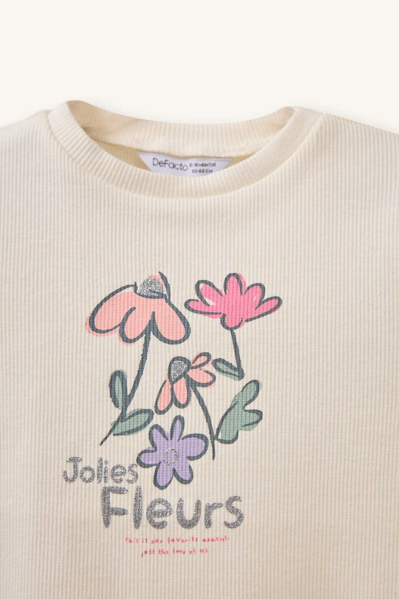 ديفاكتو Floral Short Sleeve T-Shirt