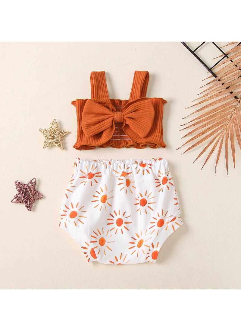 Baby Girl Sling Cover Two-piece Set - Image 1