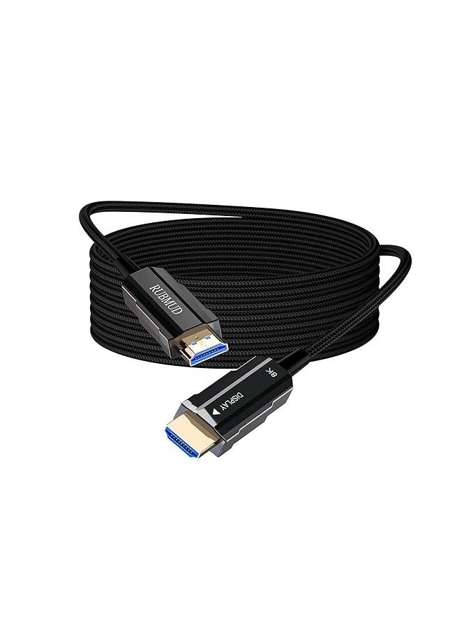 8K HDMI 2.1 Fiber Optic Cable – 30M (100FT) Ultra High-Speed – 48Gbps, Supports 8K@60Hz, 4K@120Hz, Dynamic HDR, Dolby Audio, HDCP 2.2 & 2.3, 3D – For TV, Laptop, Home Theater  - Image 1