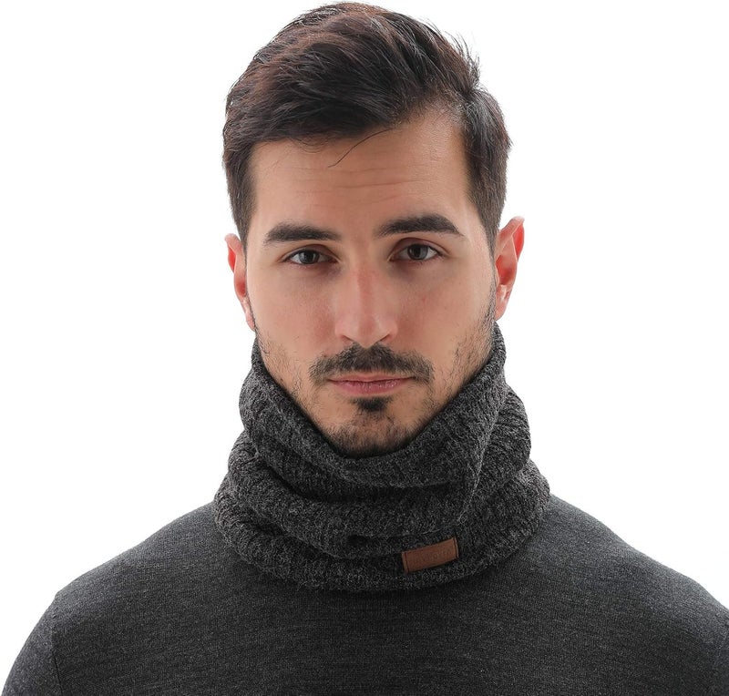 NovForth Winter Neck Warmer Men Ski, Neck Gaiter Face Scarf Women, Fleece Scarf for Men Gaiter Mask, Thick Windproof Scarves - Image 3