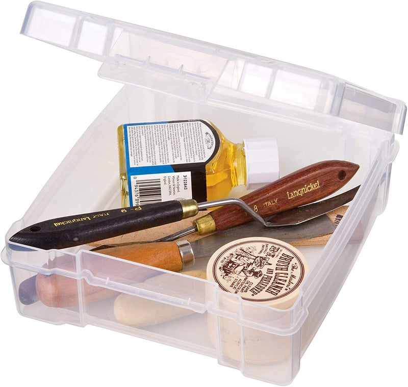 ArtBin 6953AB ClearView 6" x 6" Box Art & Craft Organizer, [1] Plastic Storage Case, Clear - Image 2
