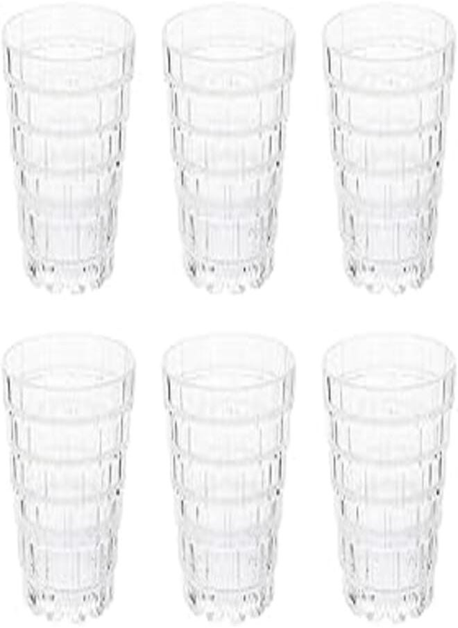 RCR RCR Stack Crystal Lowball Cup set of 6 Pieces, 320ml - Transparent 