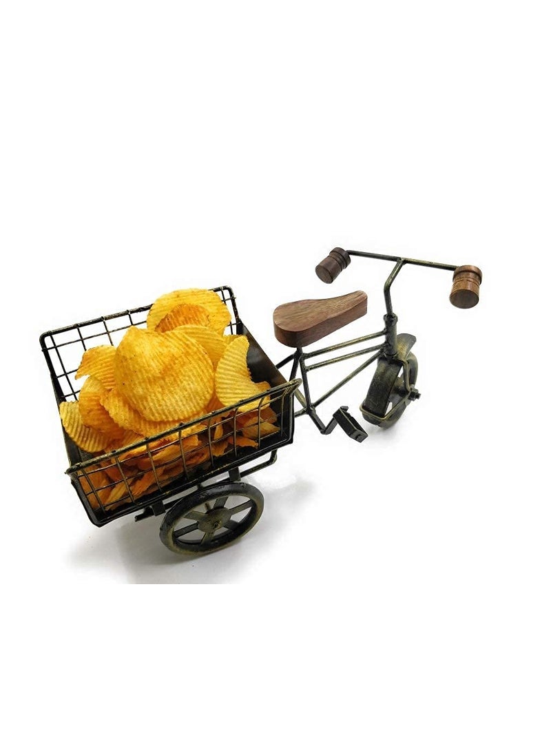 BOGEN LITE BOGEN LITE Iron Rickshaw and Wagon Platter Combo for Kitchen Dinning Table Serving Platter Specially Designed to Serve Biscuits Popcorns Snacks Pakoras Finger Chips etc  - Image 4