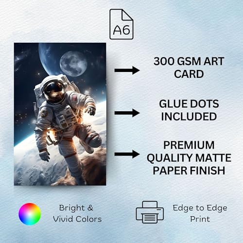 Posters Inc Pack of 54 Outer Space Posters, Home Decor Items For Living Room, Aesthetic Wall Stickers For Bedroom And Gym, Gifts For Men And Friends, 4x6 Inches Size Collage Art Kit, 300 GSM Paper - Image 4