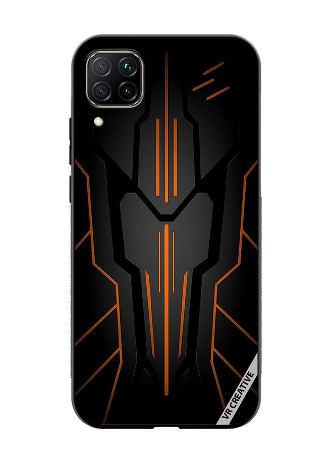 VR CREATIVE Protective Case Cover For Huawei Nova 7i/P40 Lite Black Sark Design Multicolour - Image 1