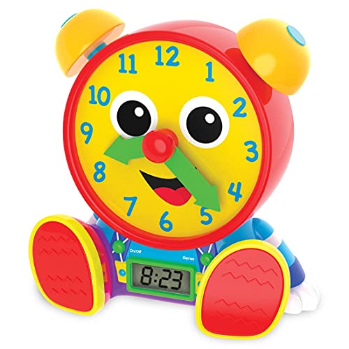 The Learning Journey Telly Jr Teaching Time Clock Primary Color Telling Time Teaching Clock Toddler Toys Gifts for Boys Girls Ages 3 Years and Up Award Winning Toys - Image 1