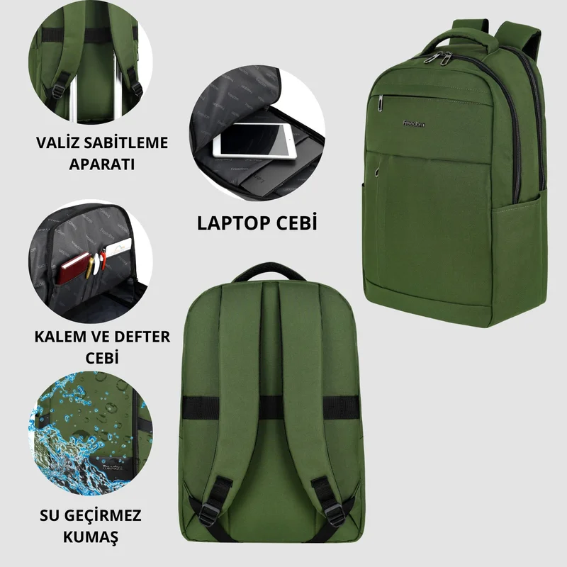 Çantaland Freedom 15.6" - 16.1" Notebook Computer Laptop Backpack, Daily Backpack